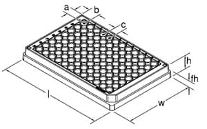 Eppendorf Microplate Polypropylene measurements